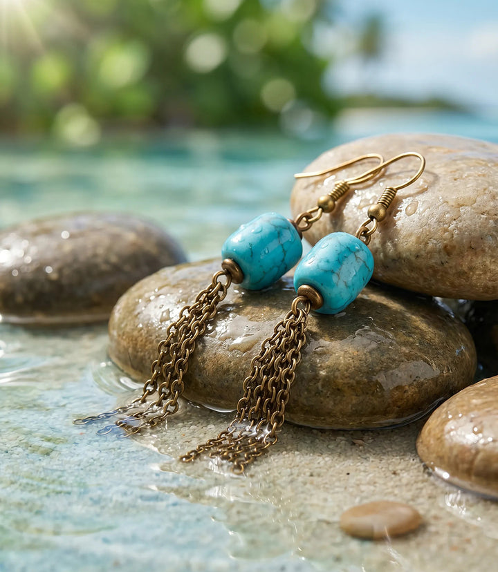 Turquoise Dangling Earrings