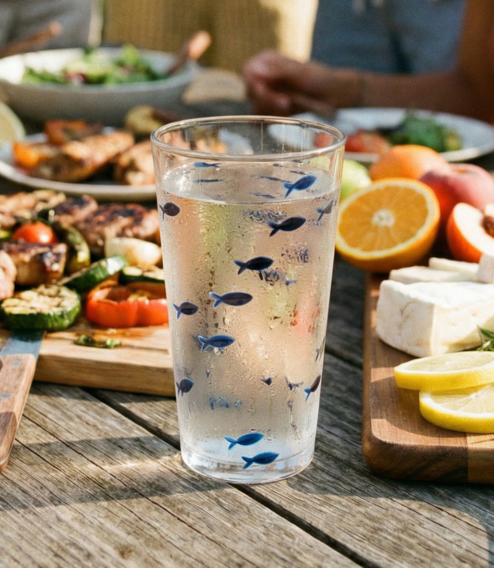 Water's Edge Tall Acrylic Drinking Glass