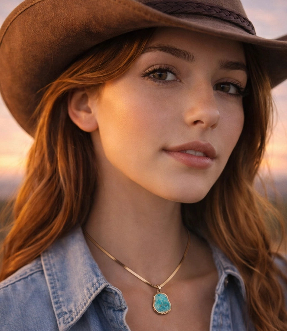 Turquoise Pendant Necklace