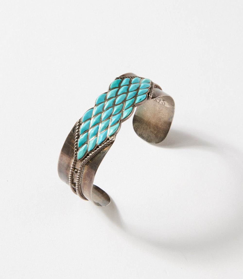 Turquoise Inlay Cuff Bracelet