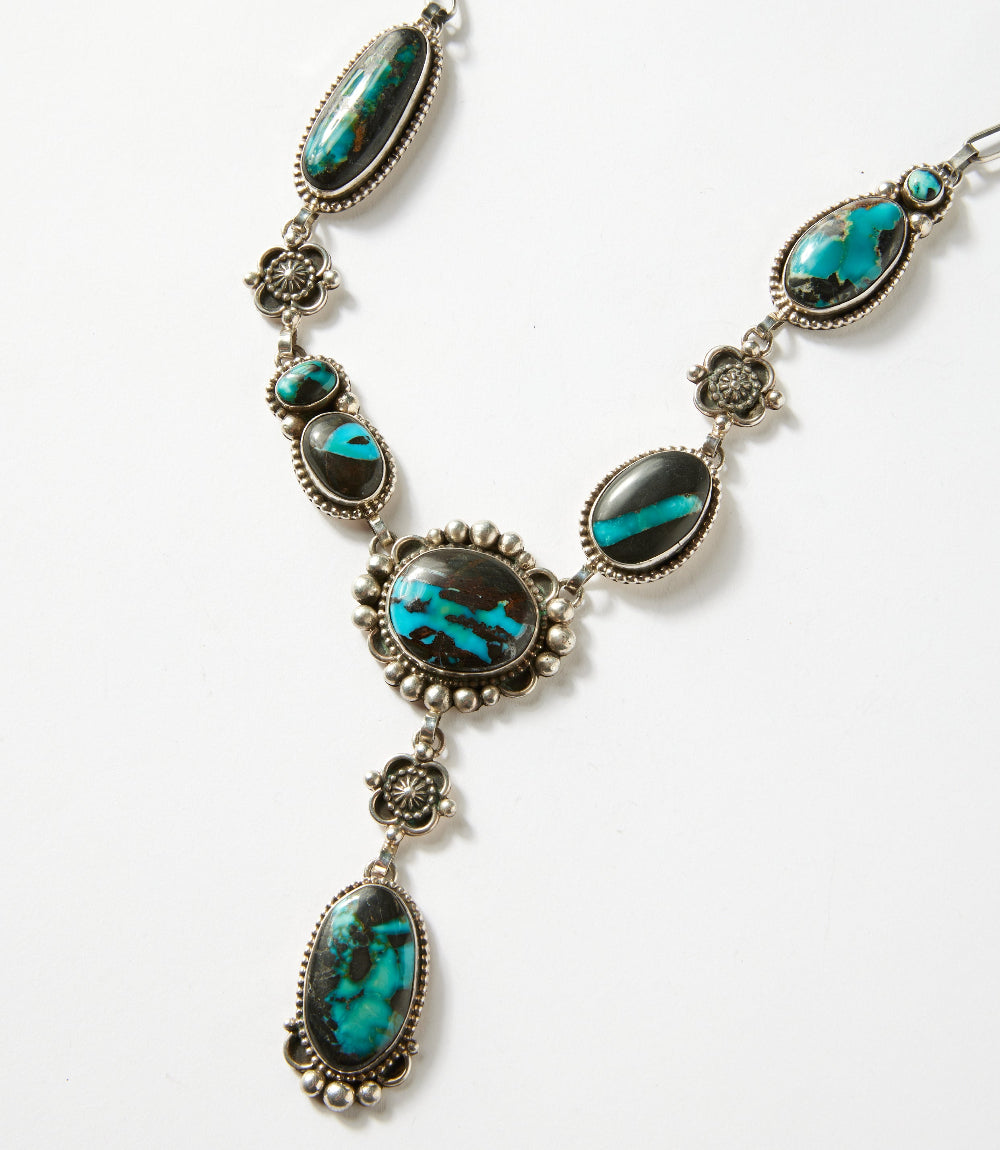 Ithaca Peak Turquoise Lariat Necklace And Earring Set
