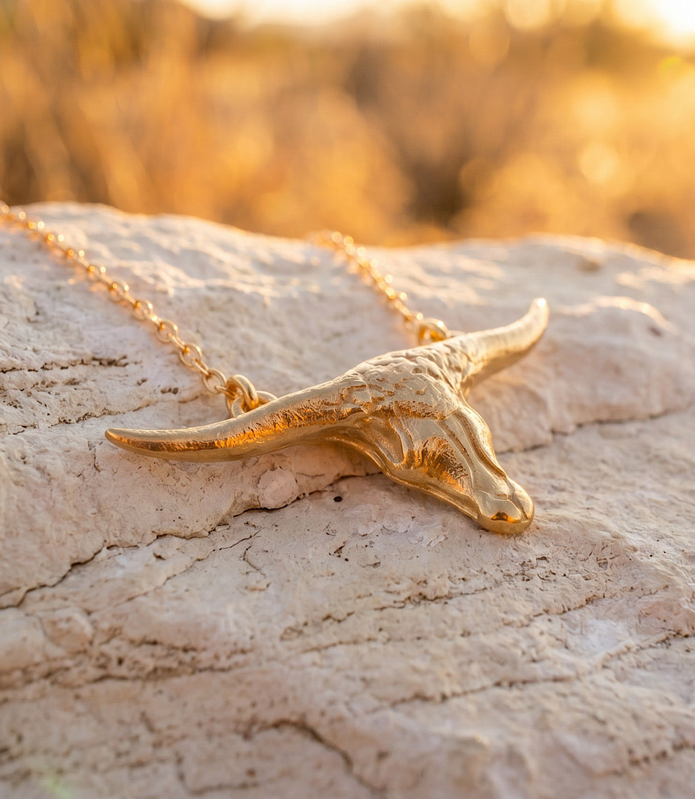 Longhorn Pendant Necklace