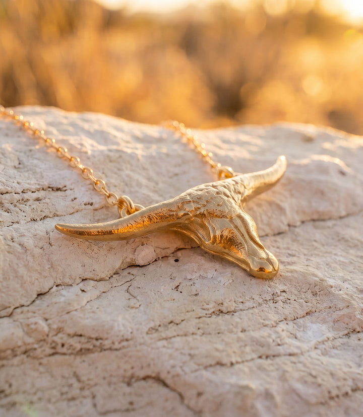 Longhorn Pendant Necklace