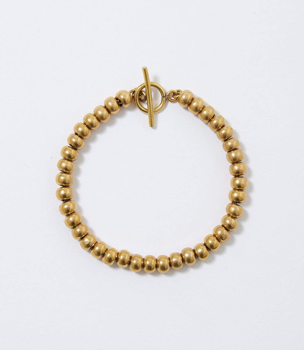 Brass Beaded Bracelet