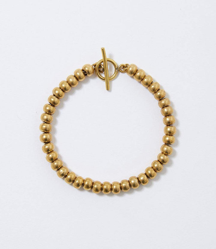 Brass Beaded Bracelet