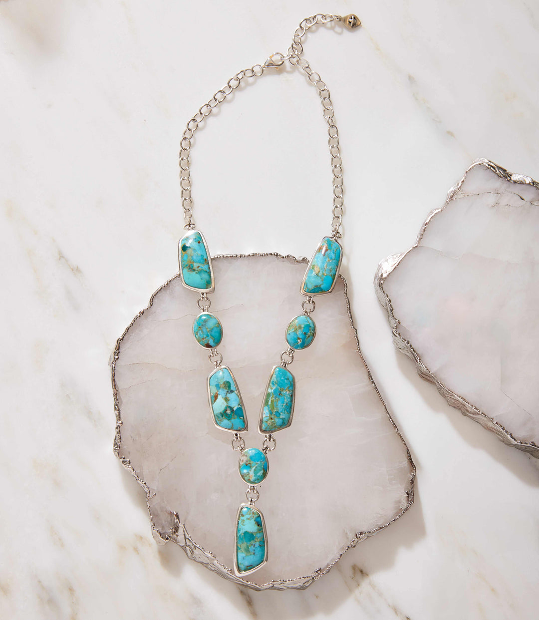 Turquoise Stone Statement Necklace