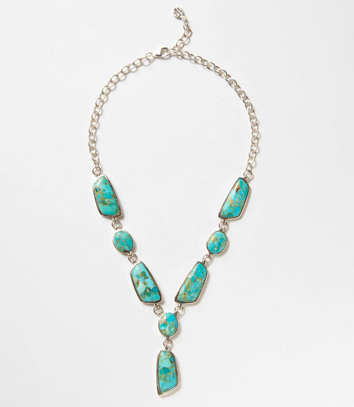 Turquoise Stone Statement Necklace