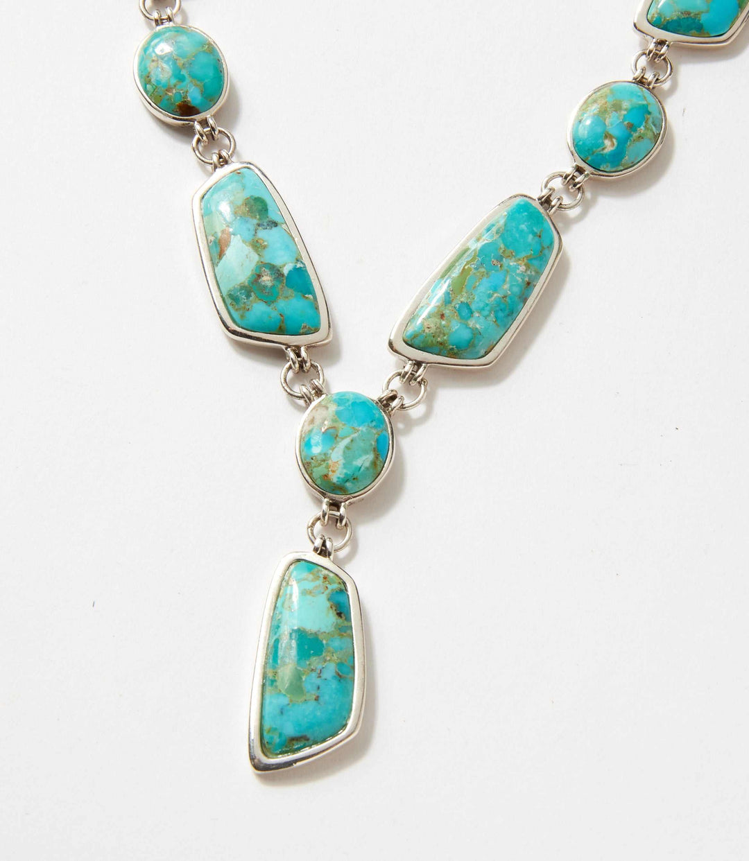 Turquoise Stone Statement Necklace