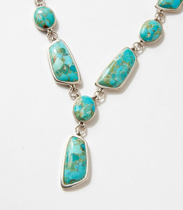 Turquoise Stone Statement Necklace