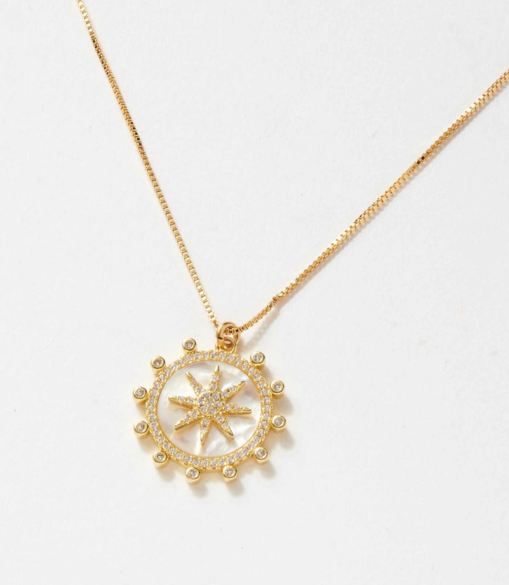 Starburst Charm Necklace