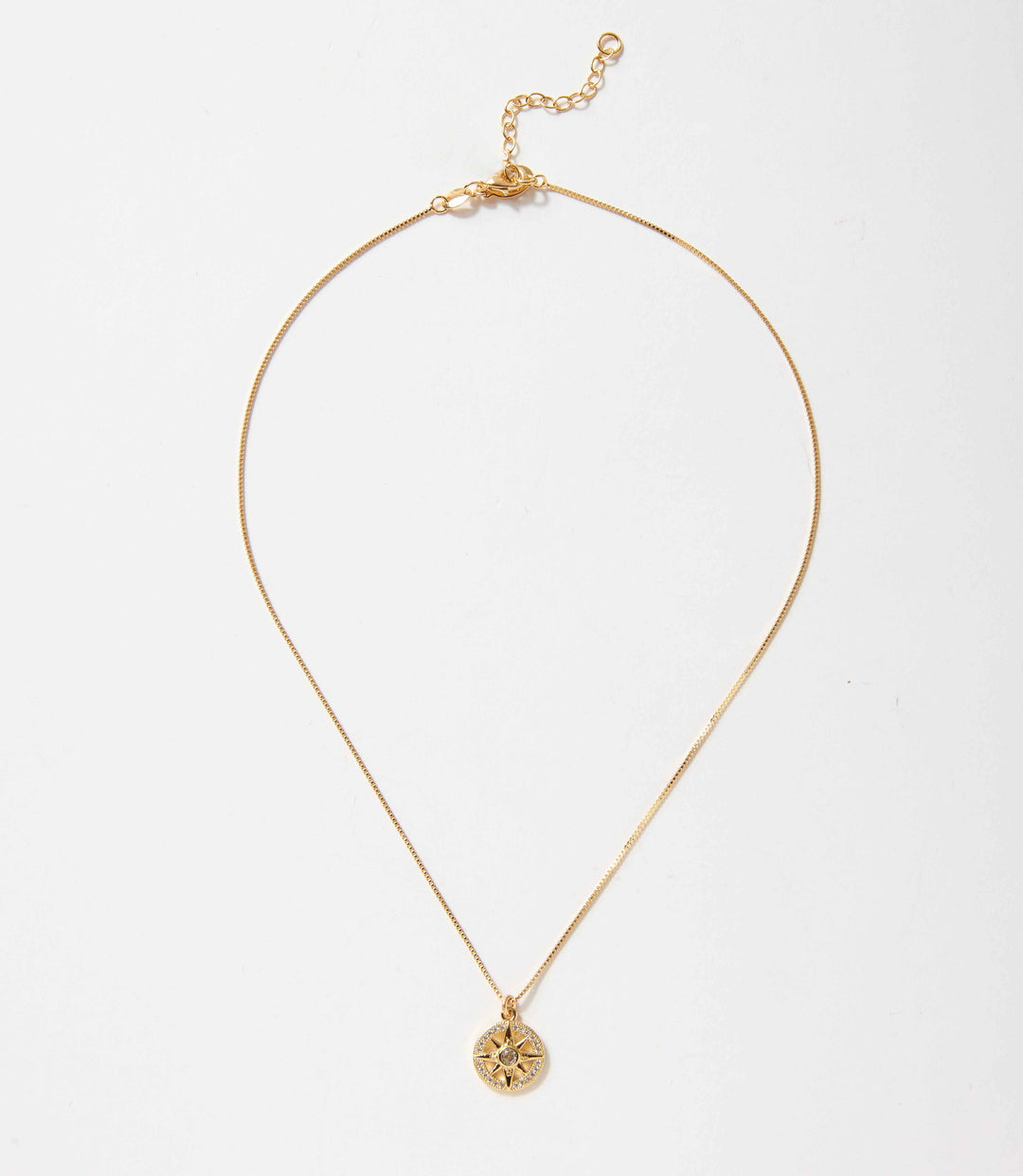 Cutout Sunburst Necklace