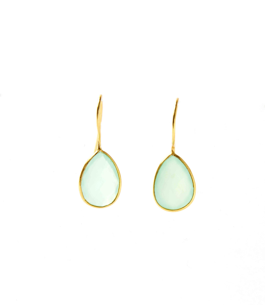 Gemstone Teardrop Earrings