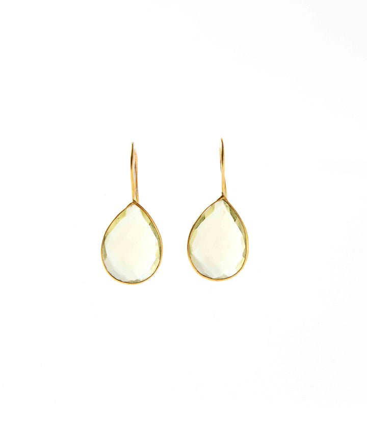 Pear Drop Gemstone Earrings