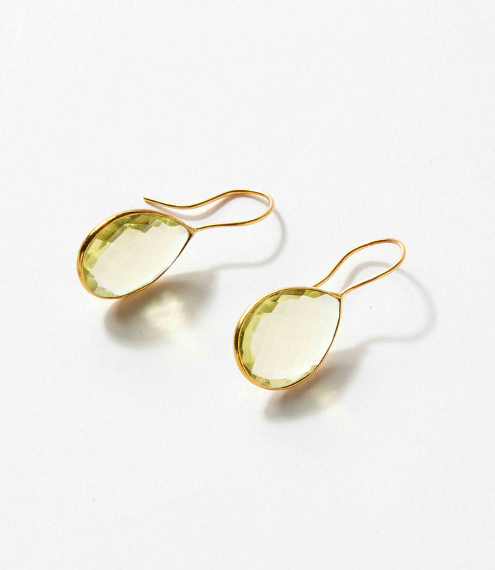Pear Drop Gemstone Earrings