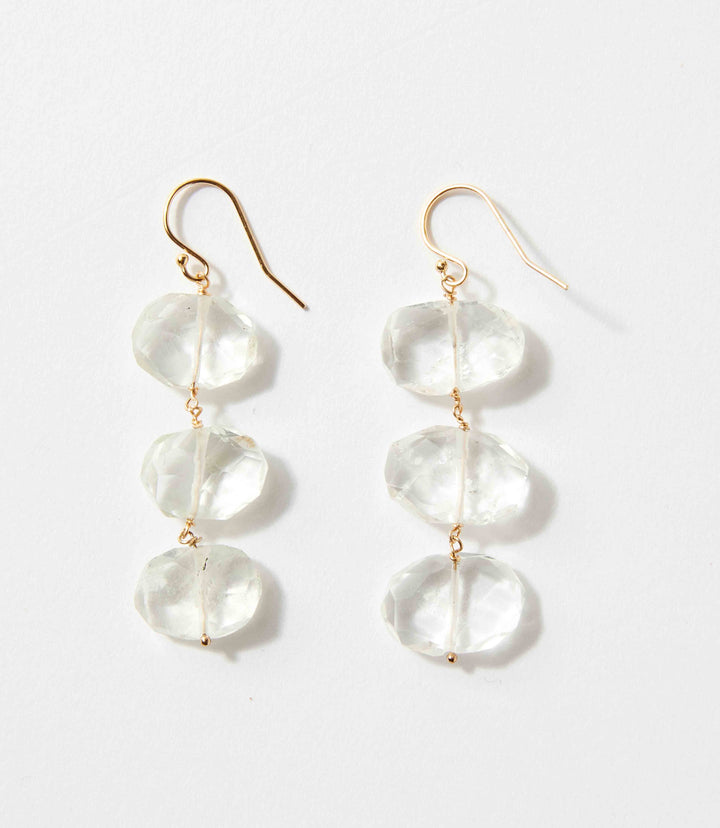 Tiered Gemstone Earrings