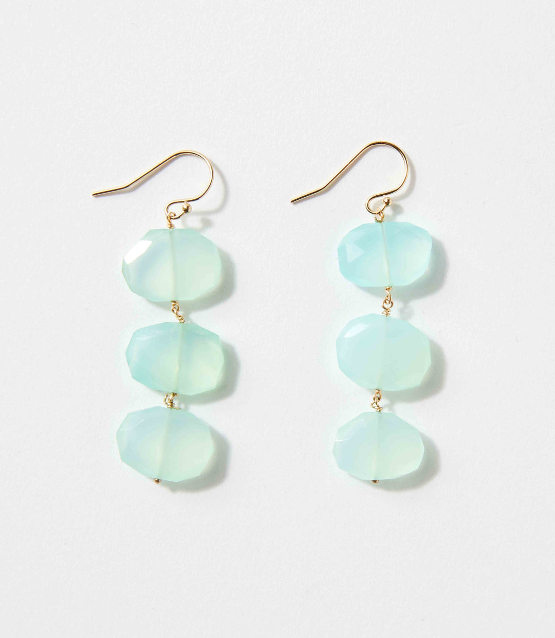 Tiered Gemstone Earrings