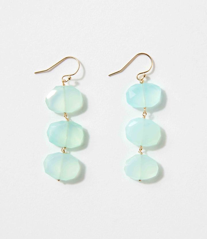 Tiered Gemstone Earrings