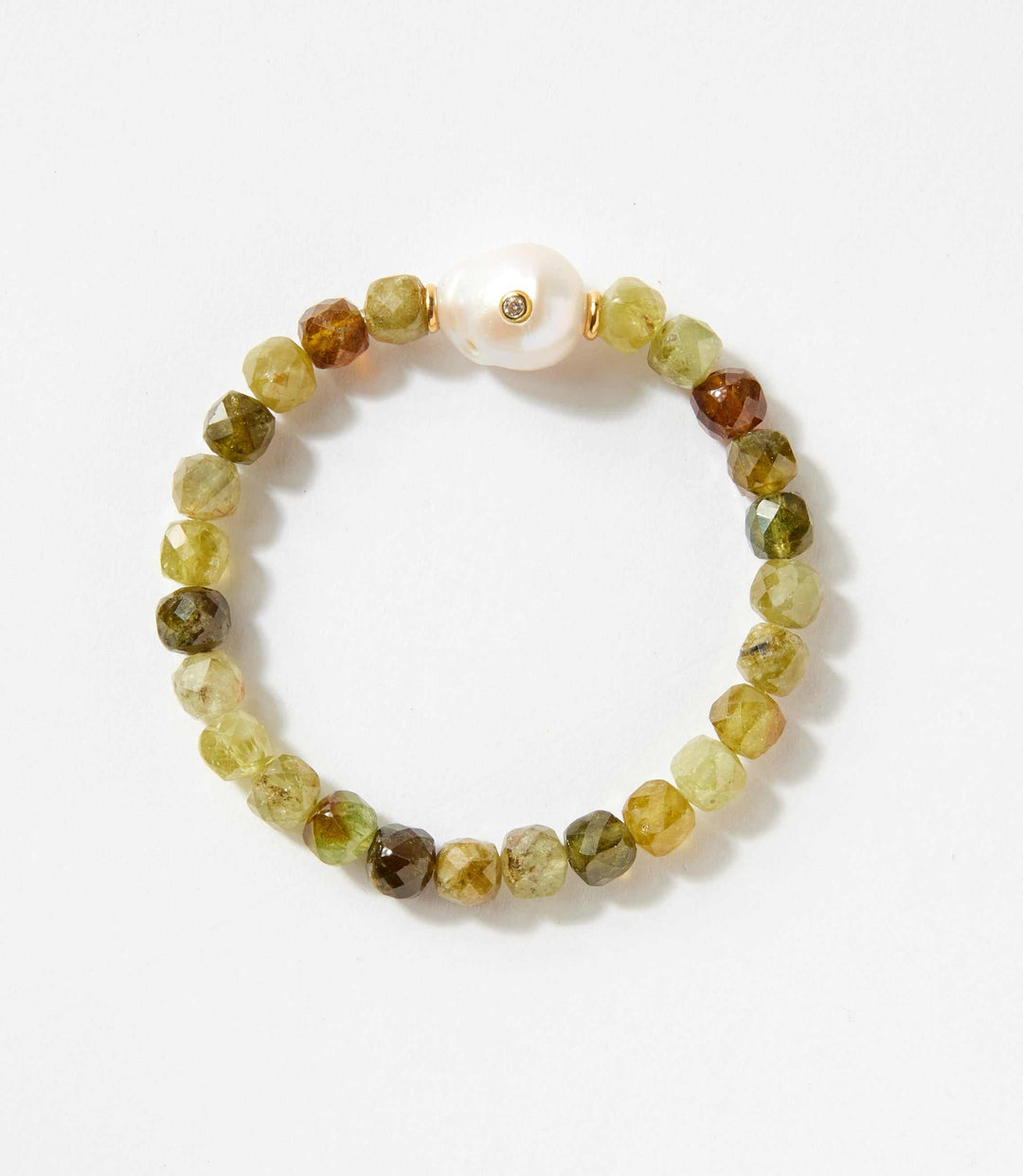 Gemstone And Pearl Bracelet