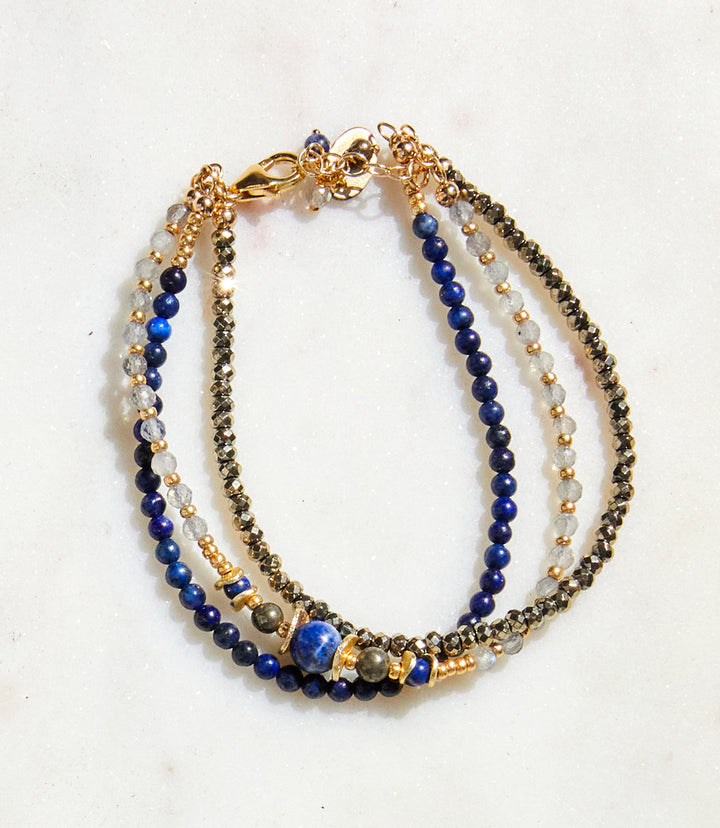 Blue Moon Multistrand Bracelet