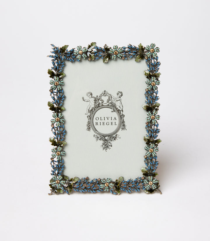 Floral Crystal Picture Frame