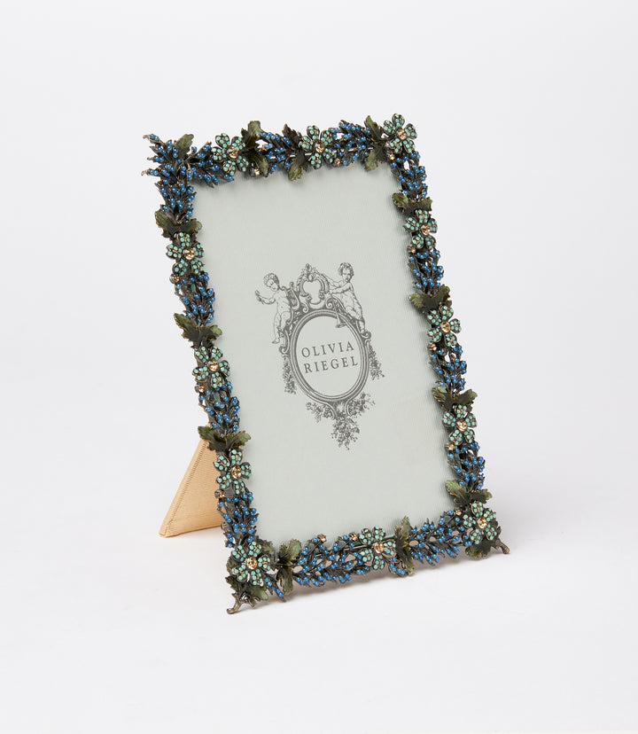 Floral Crystal Picture Frame