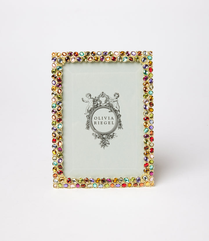 Glass Gemstone Picture Frame