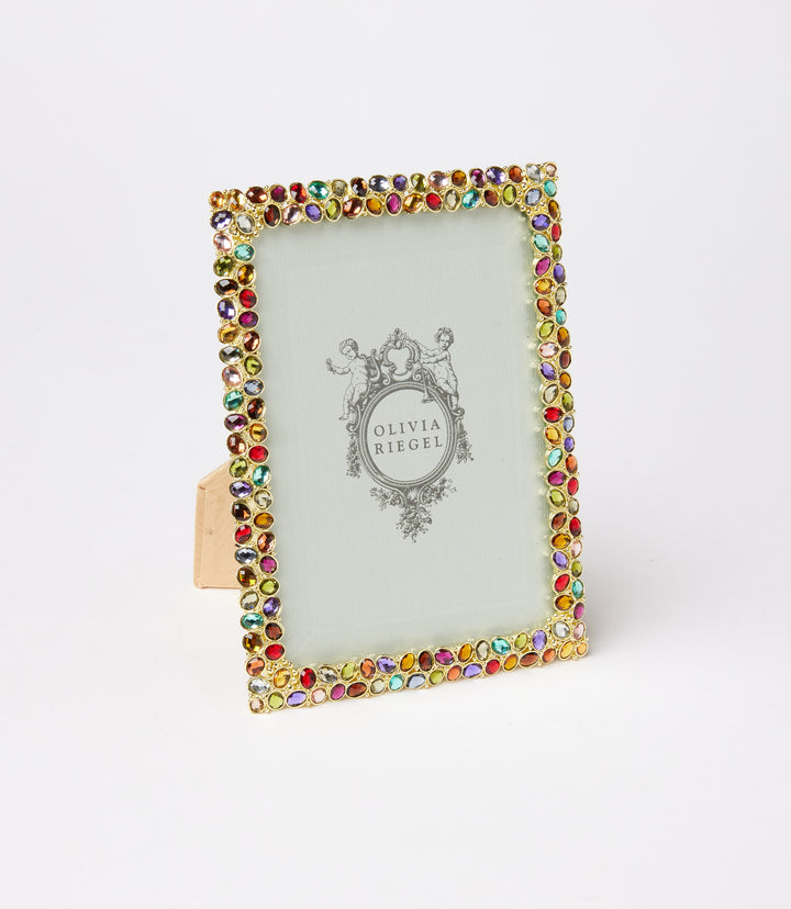Glass Gemstone Picture Frame