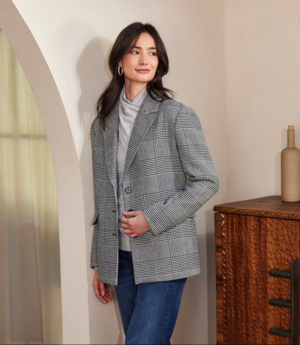 Houndstooth Blazer
