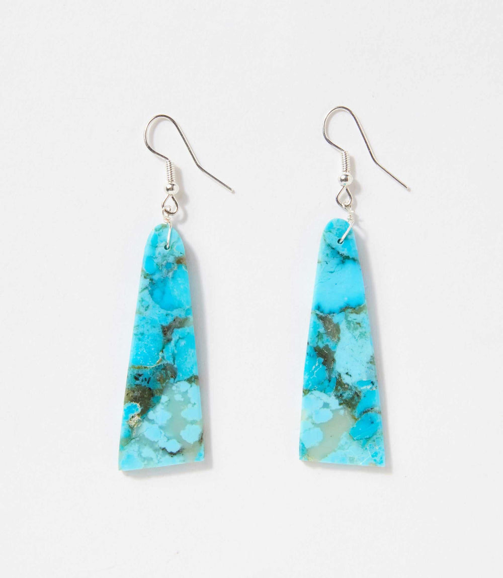 Angular Turquoise Earrings