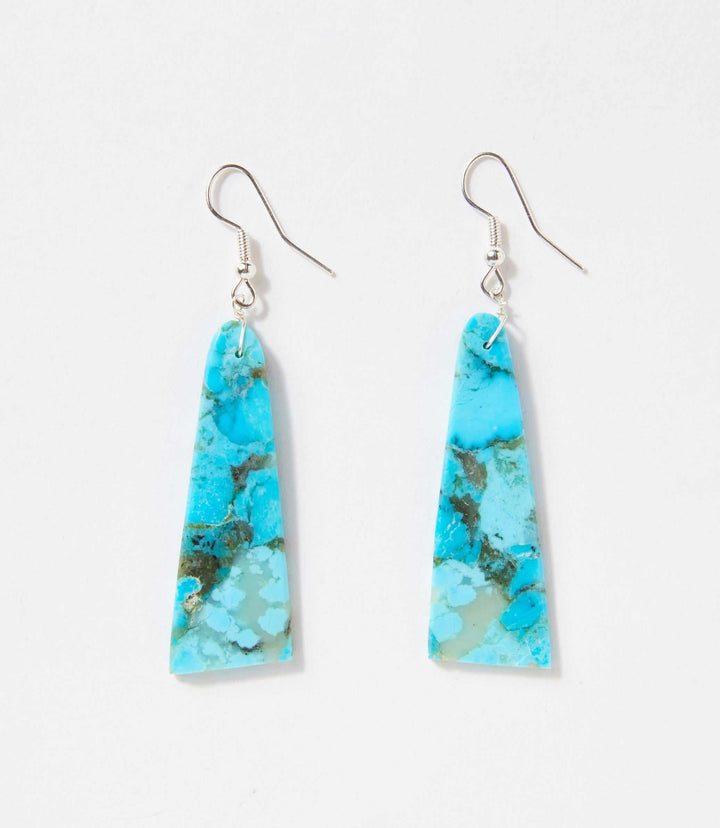 Angular Turquoise Earrings