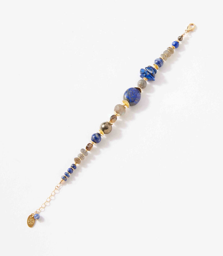 Blue Moon Beaded Gemstone Bracelet