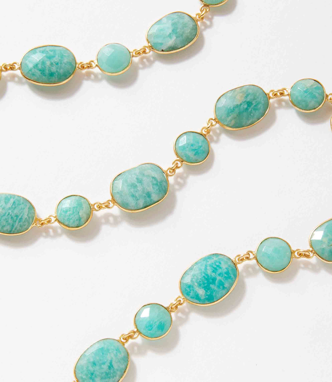 Gemstone Bezel Necklace