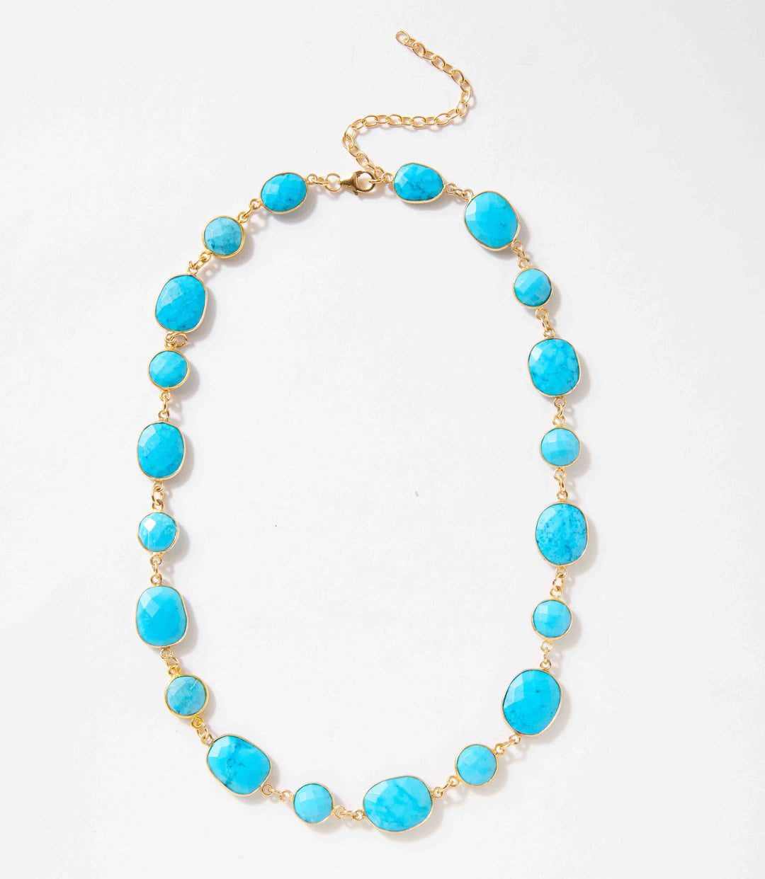 Gemstone Bezel Necklace