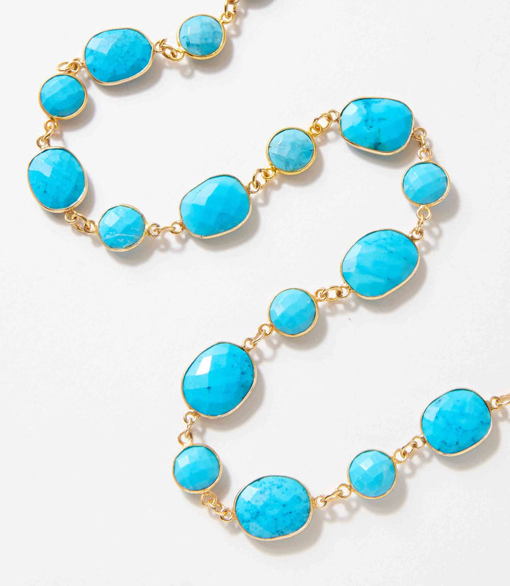 Gemstone Bezel Necklace