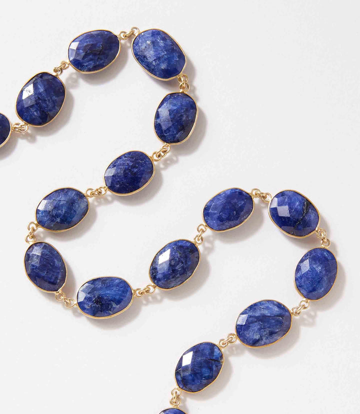 Gemstone Bezel Necklace