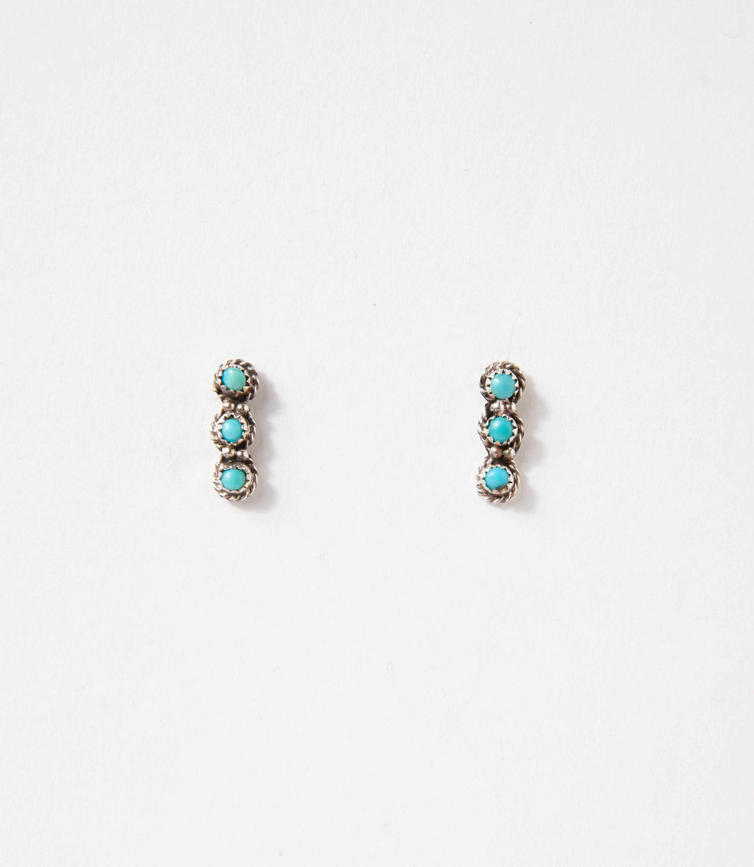 Turquoise Triple Dangle Earrings