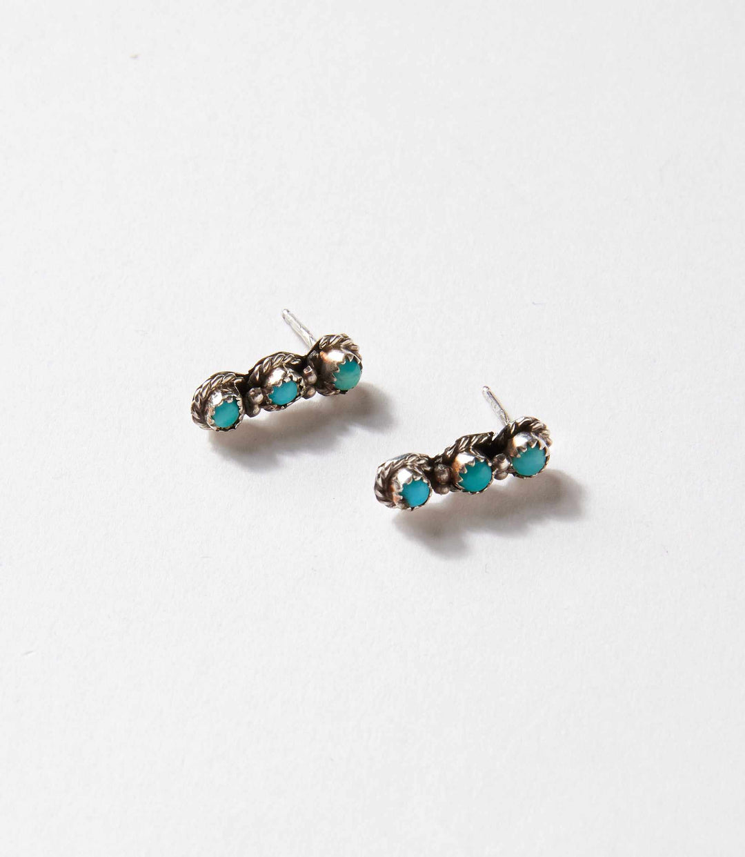 Turquoise Triple Dangle Earrings
