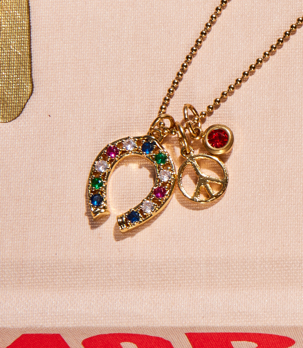 Charm Cluster Necklace