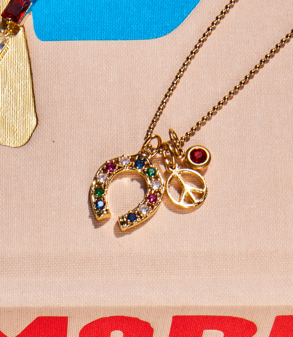 Charm Cluster Necklace