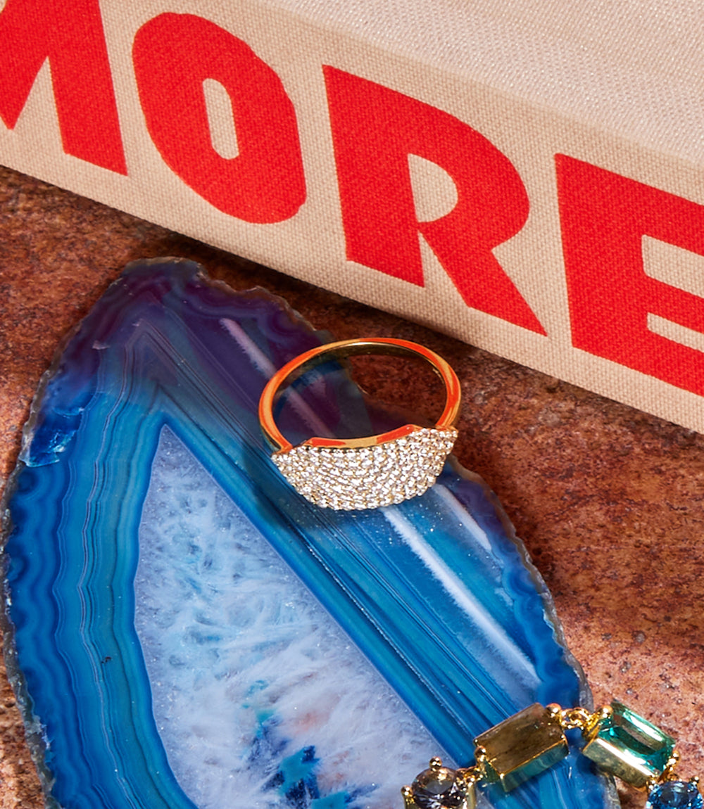 Beaded Gemstone Ring