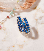 Gemstone Hoop Earrings