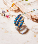 Gemstone Hoop Earrings