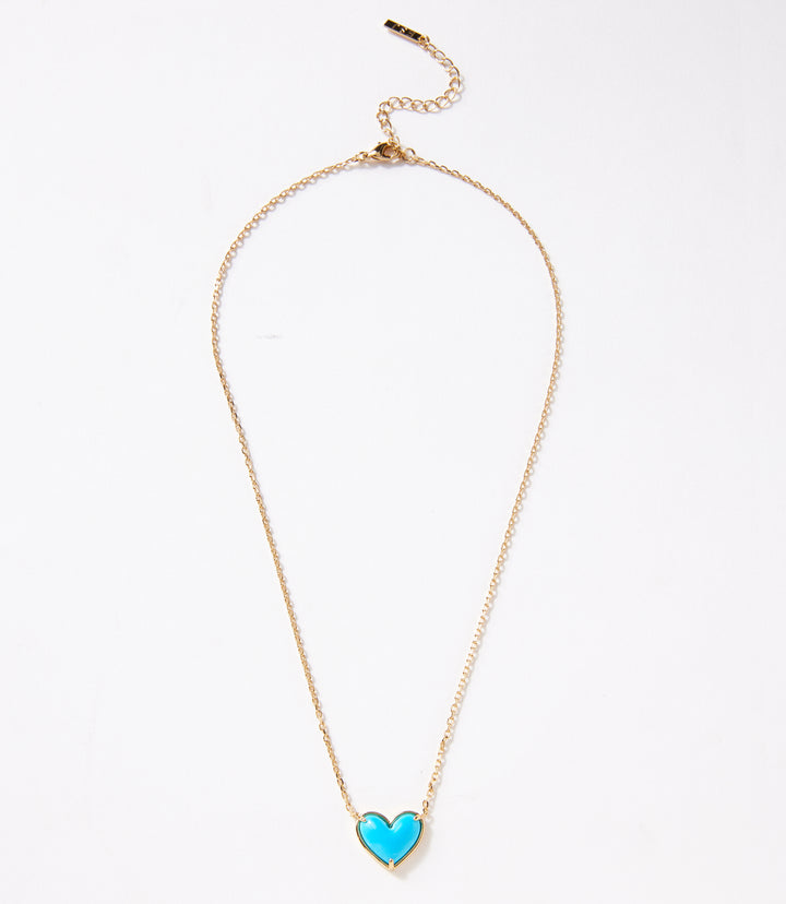 Turquoise Heart Necklace
