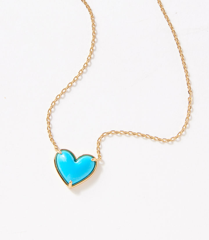 Turquoise Heart Necklace