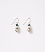 Gemstone And Pearl Earrings