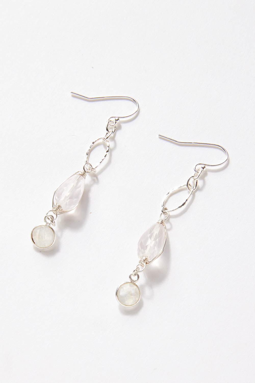 Blush Rose Quartz Earrings