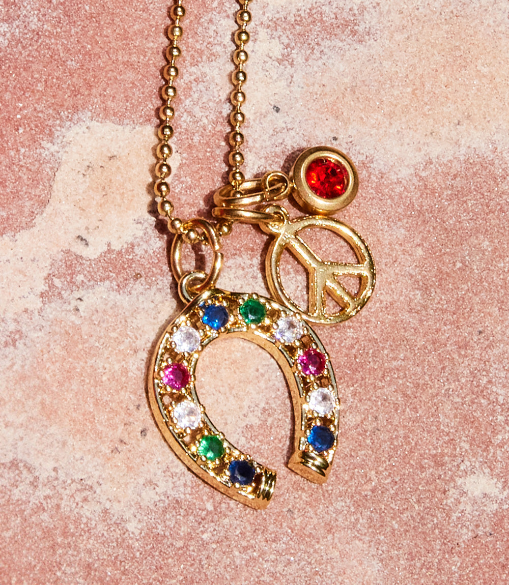 Charm Cluster Necklace