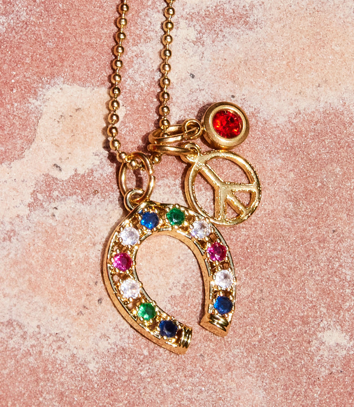 Charm Cluster Necklace