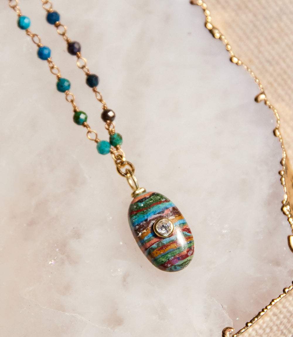 Beaded Amulet Necklace