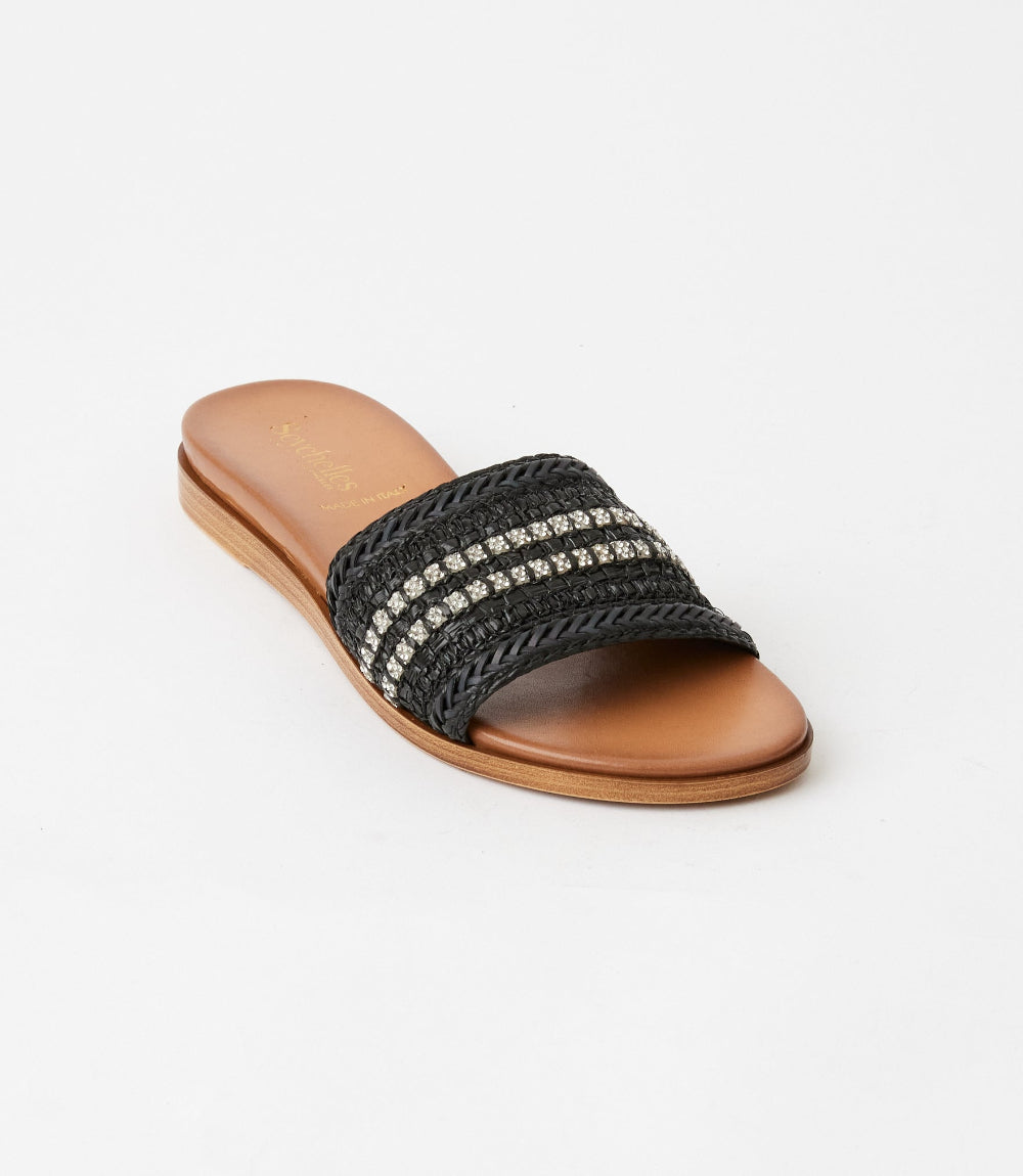 Seychelles Destination Boho Embellished Slides